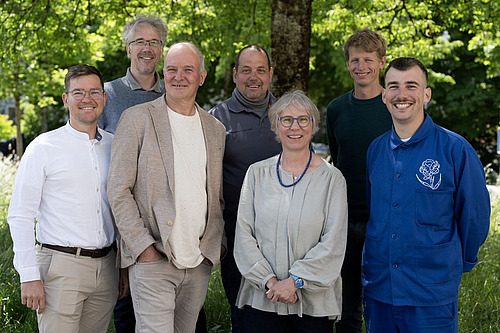 Les sept membres du comité directeur de Demeter Suisse.
