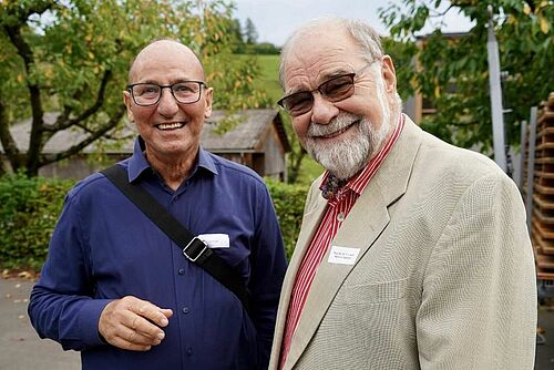 Portrait de Urs Niggli et de Hartmut «Hardy» Vogtmann