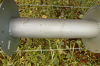 Détail sur un fil coupant de l'écimeuse