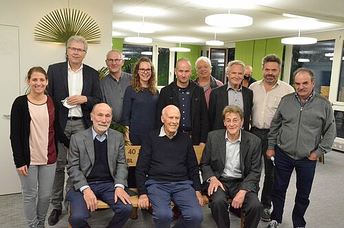 Un groupe de représentants chez Bio Suisse à Bâle.