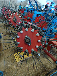 Rotor Steketee pour désherbage du maïs sur la ligne