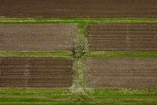 Vue sur un champ.