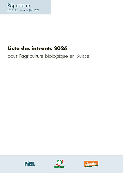 Liste des Intrants Suisse.