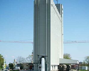 Silo d'un point de collecte