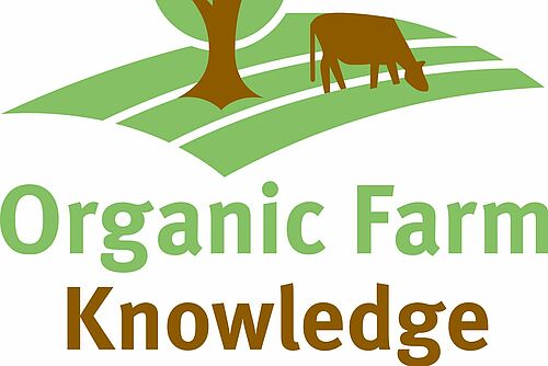 Nouveautés, outils et rencontres dans le domaine de l’agriculture biologique. Logo: Organic Farm Knowledge