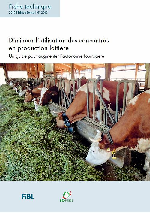 Réduction des concentrés dans l'alimentation des v