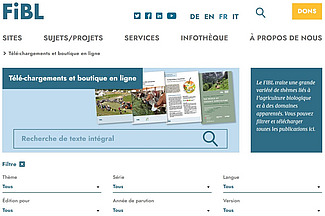 Capture d'écran du site web.