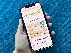 L'App « Saisonbox ». Photo: Bio Suisse, Michèle Hürner
